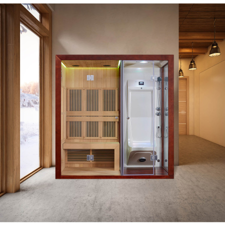 Инфракрасная сауна Mexda WS-1600SR красный кедр 2000*1000*2100
